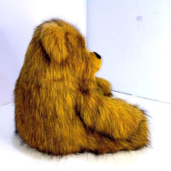 A&A Plush Inc Vintage Brown Black Bear Plush Stuffed Animal 15" 1992 Furry Soft - Picture 5 of 12